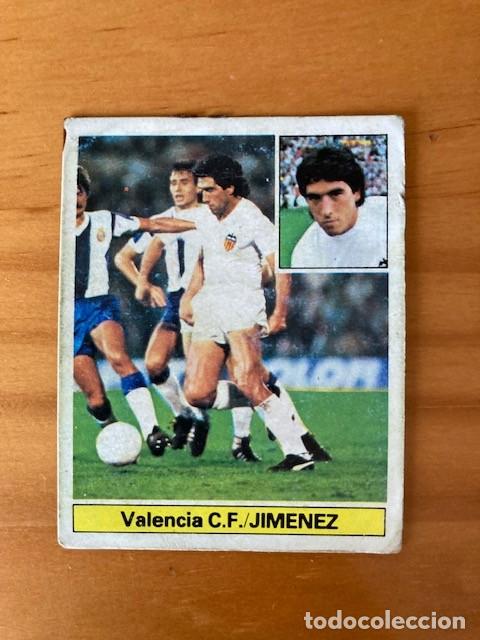 Cromos de f&uacute;tbol: JIMENEZ VALENCIA 81-82 ESTE RECUPERADO - Foto 1