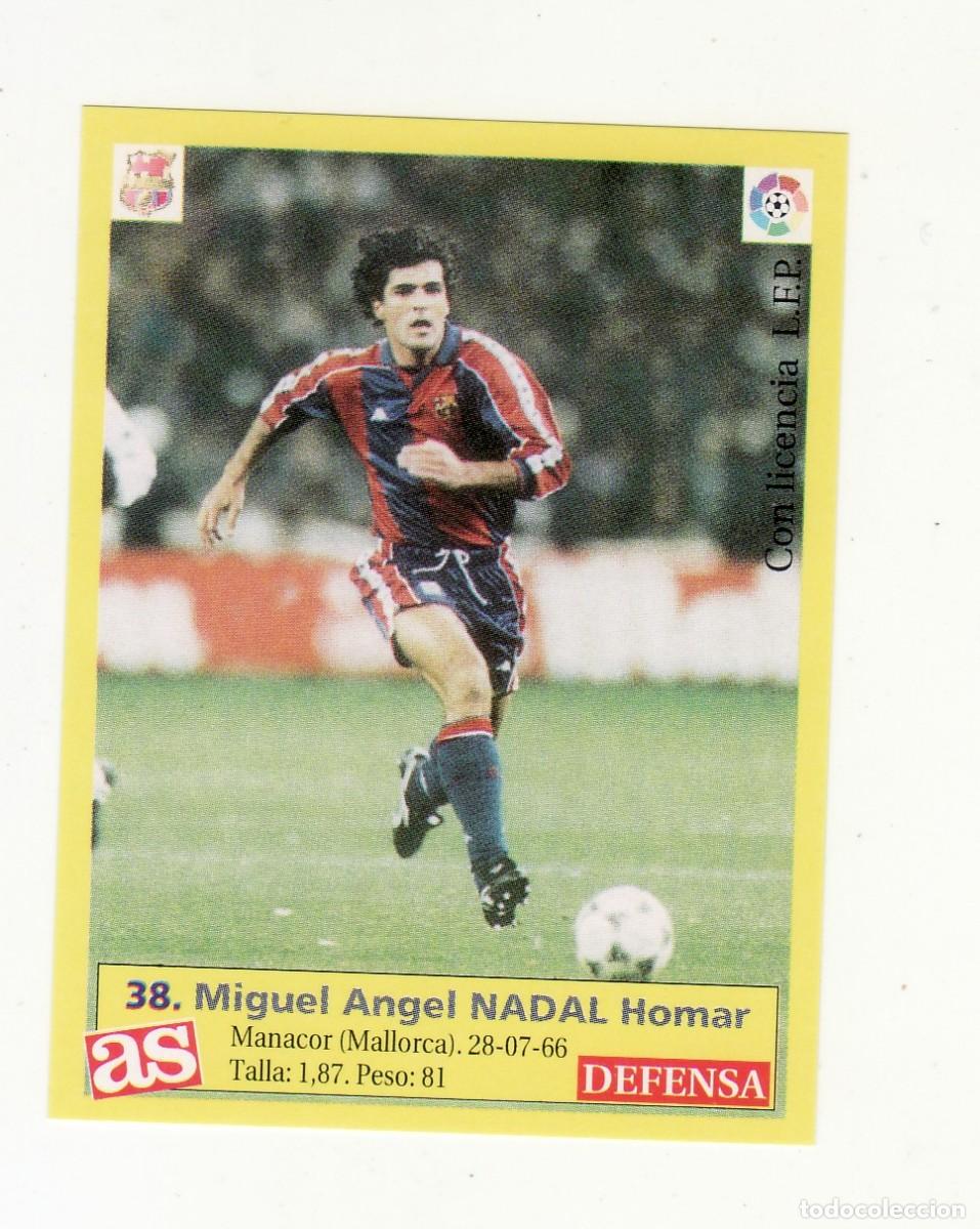 Fu&szlig;ball-Sticker: CROMO FUTBOL 1996 DIARIO AS 38 NADAL BARCELONA