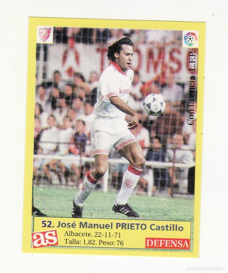 Fu&szlig;ball-Sticker: CROMO FUTBOL 1996 DIARIO AS 52 PRIETO SEVILLA