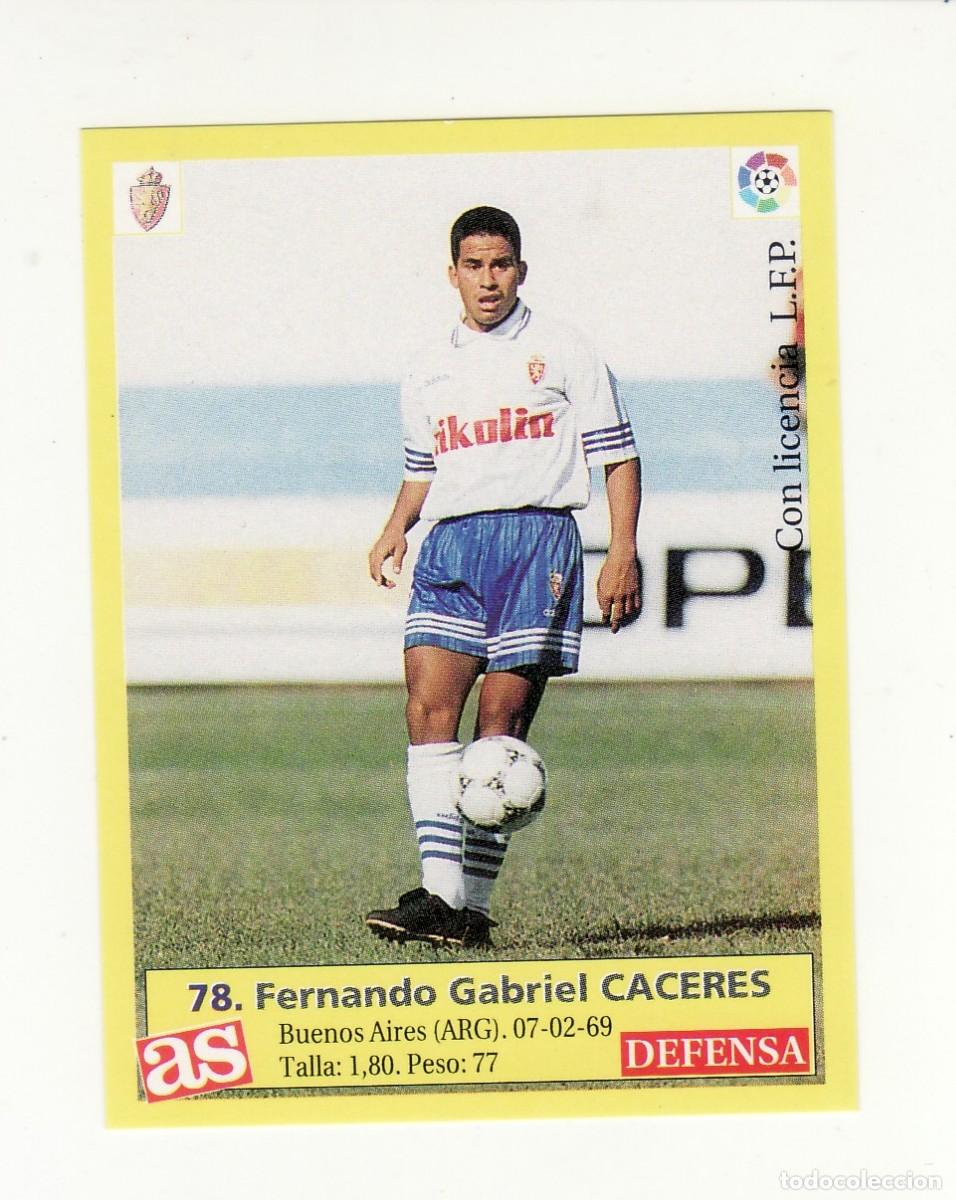 Cartes &agrave; collectionner de Football: CROMO FUTBOL 1996 DIARIO AS 78 CACERES ZARAGOZA