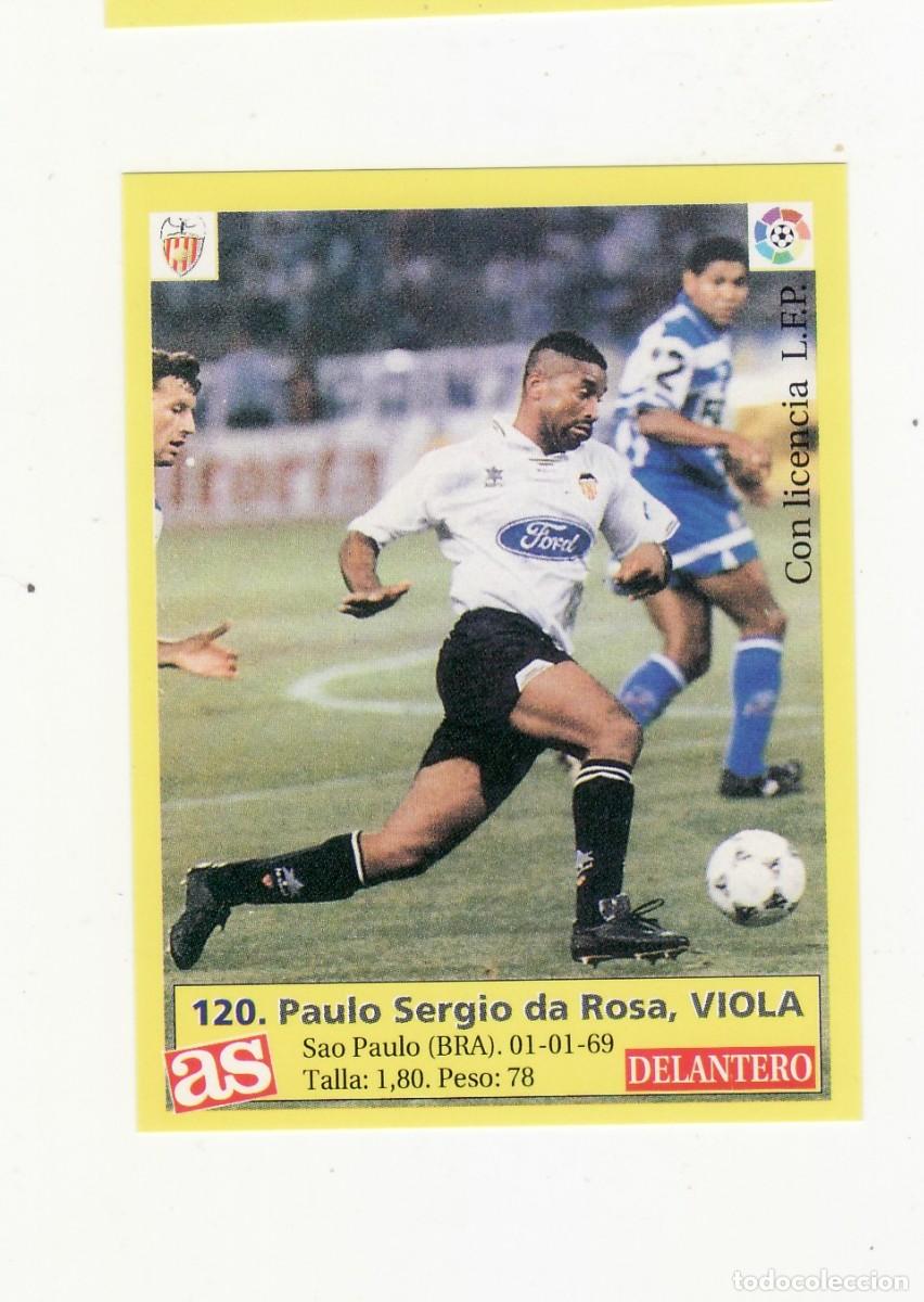 Cromos de F&uacute;tbol: CROMO FUTBOL 1996 DIARIO AS 120 VIOLA VALENCIA