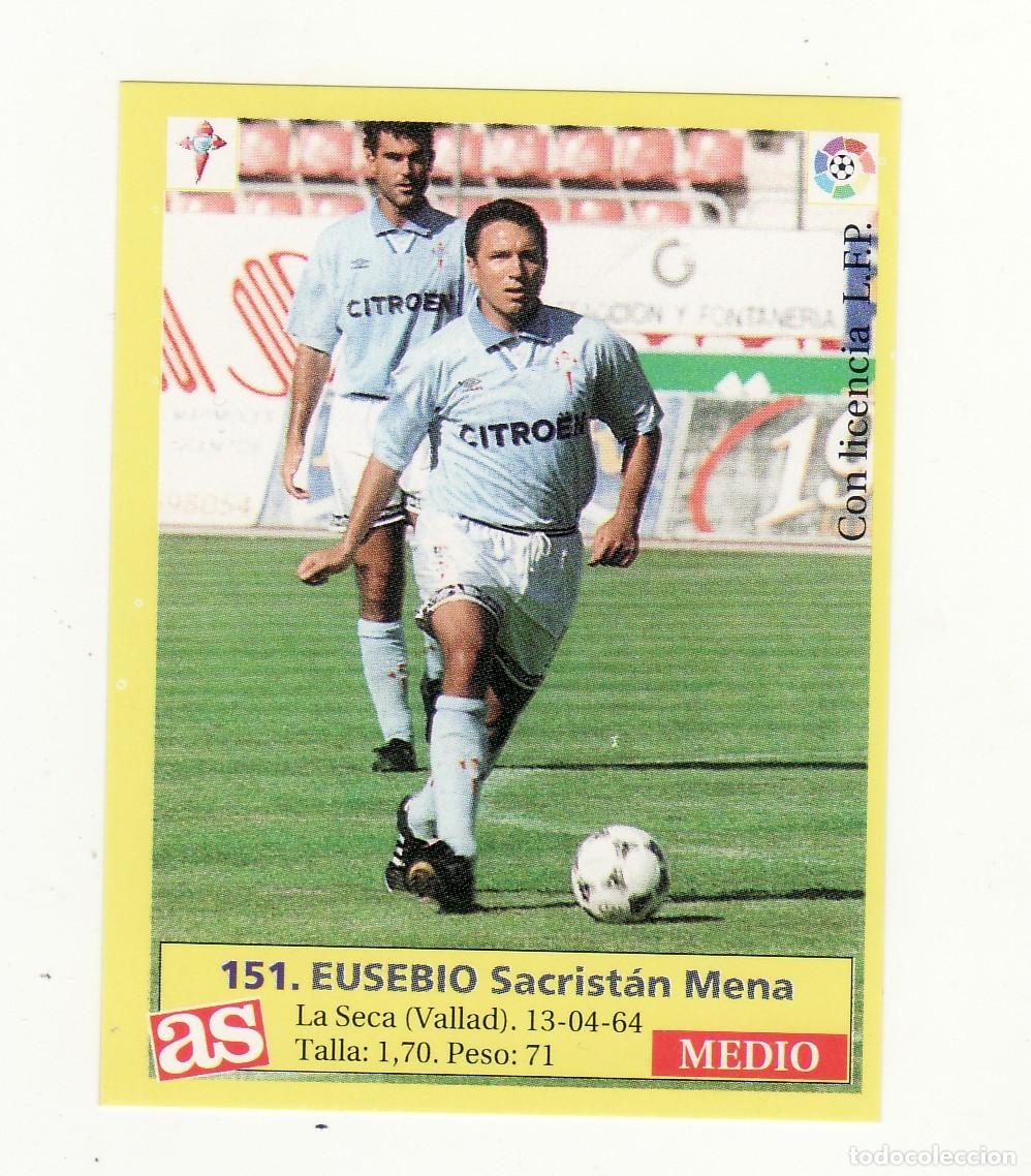 Figurine di Calcio: CROMO FUTBOL 1996 DIARIO AS 151 EUSEBIO CELTA