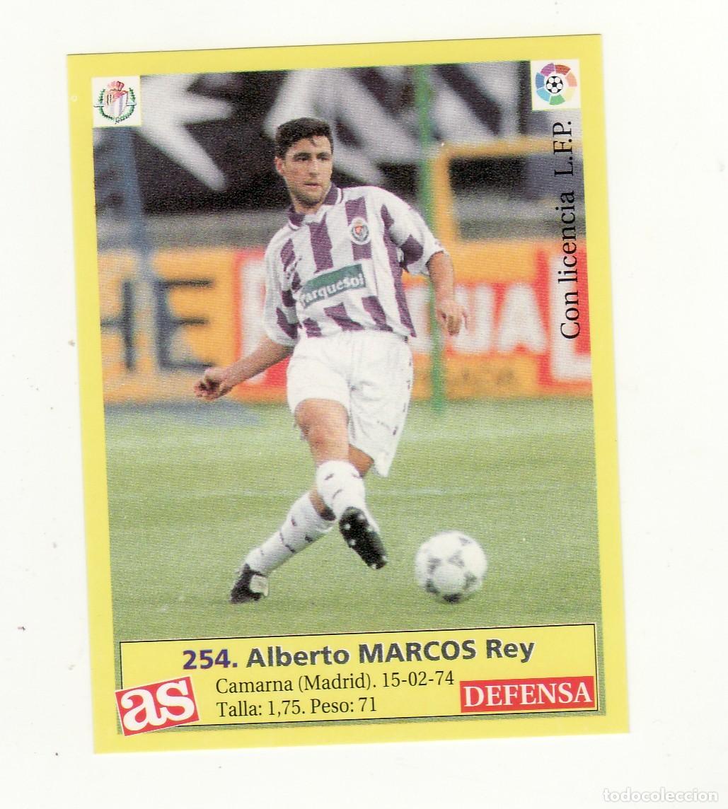 Figurine di Calcio: CROMO FUTBOL 1996 DIARIO AS 254 MARCOS VALLADOLID