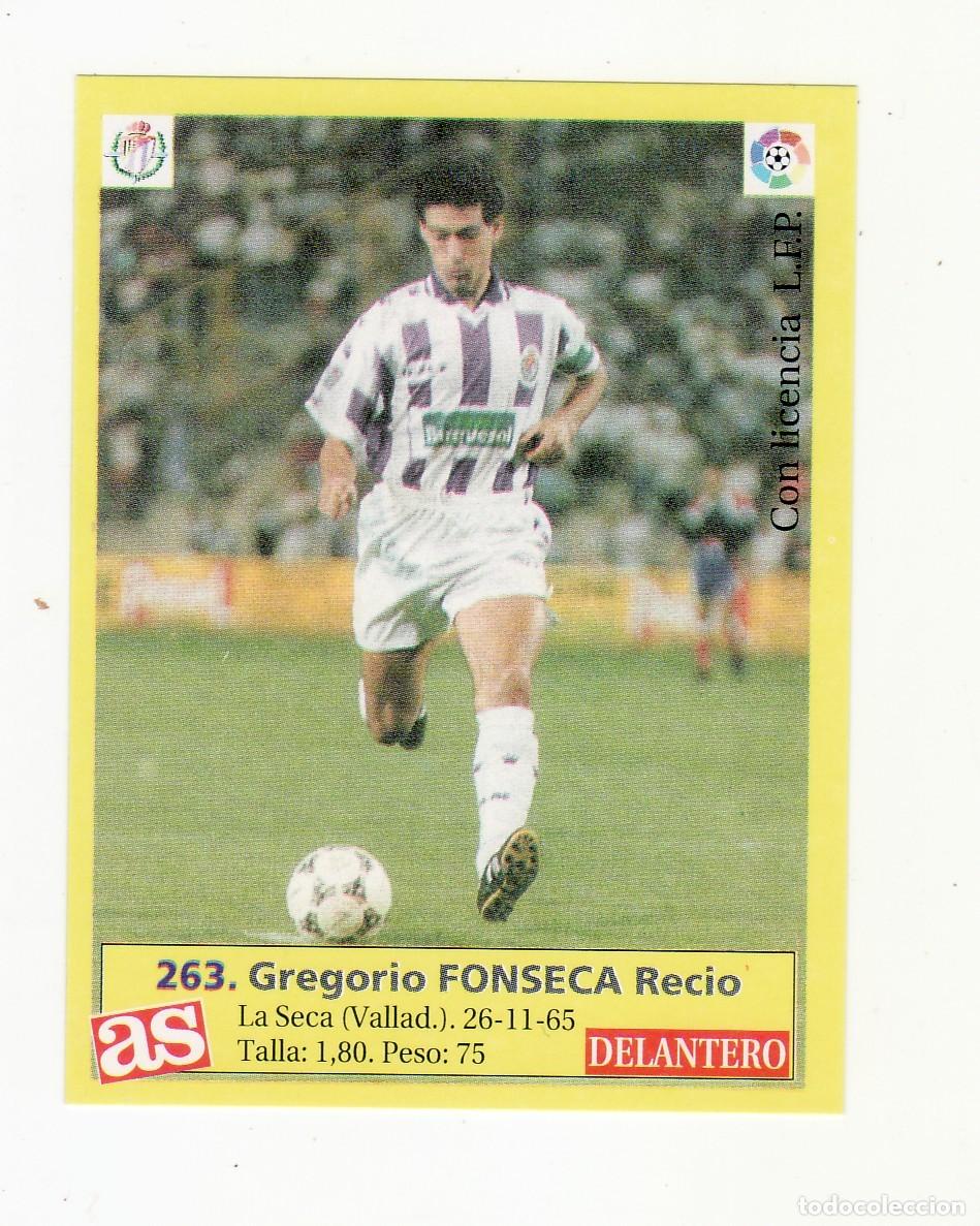 Fu&szlig;ball-Sticker: CROMO FUTBOL 1996 DIARIO AS 263 FONSECA VALLADOLID