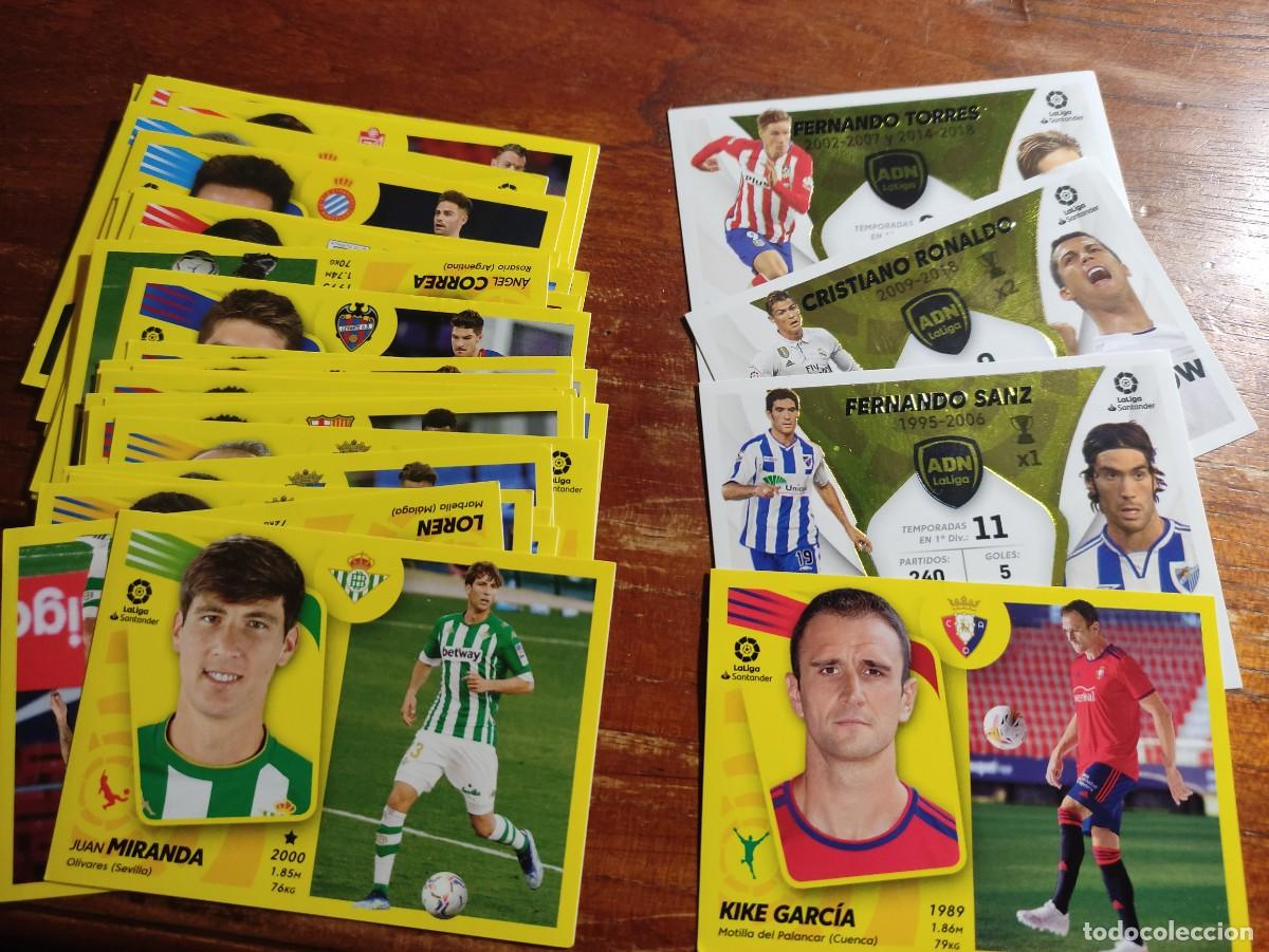 Cromos de F&uacute;tbol: 30 Este la liga 2021 2022 ( entre los 25 hay 3 ADN y 1 &uacute;ltimo fichaje)