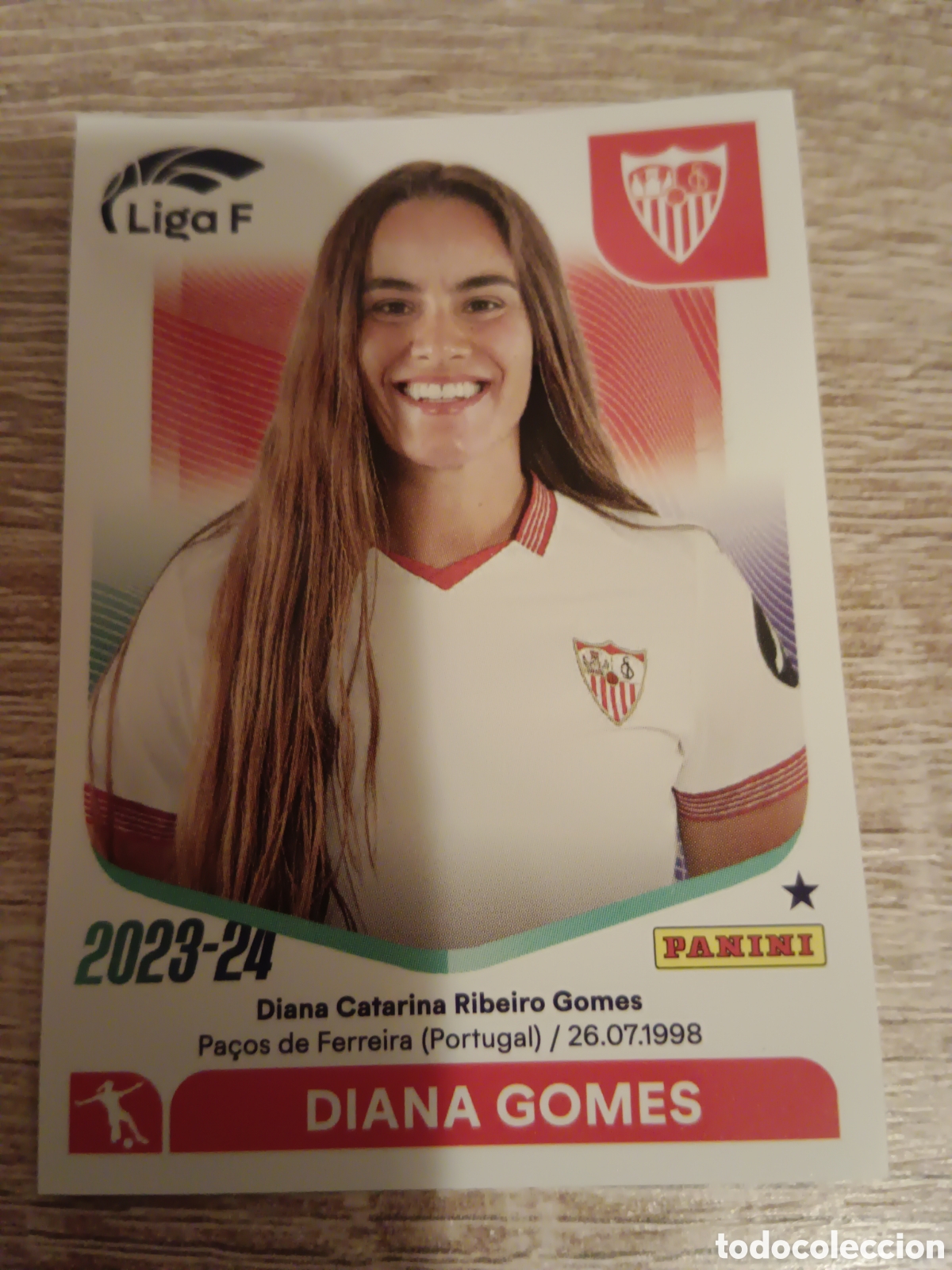 Cromos de Futebol: Panini liga femenina 2023 2024 23 24 250 Diana Gomes Sevilla