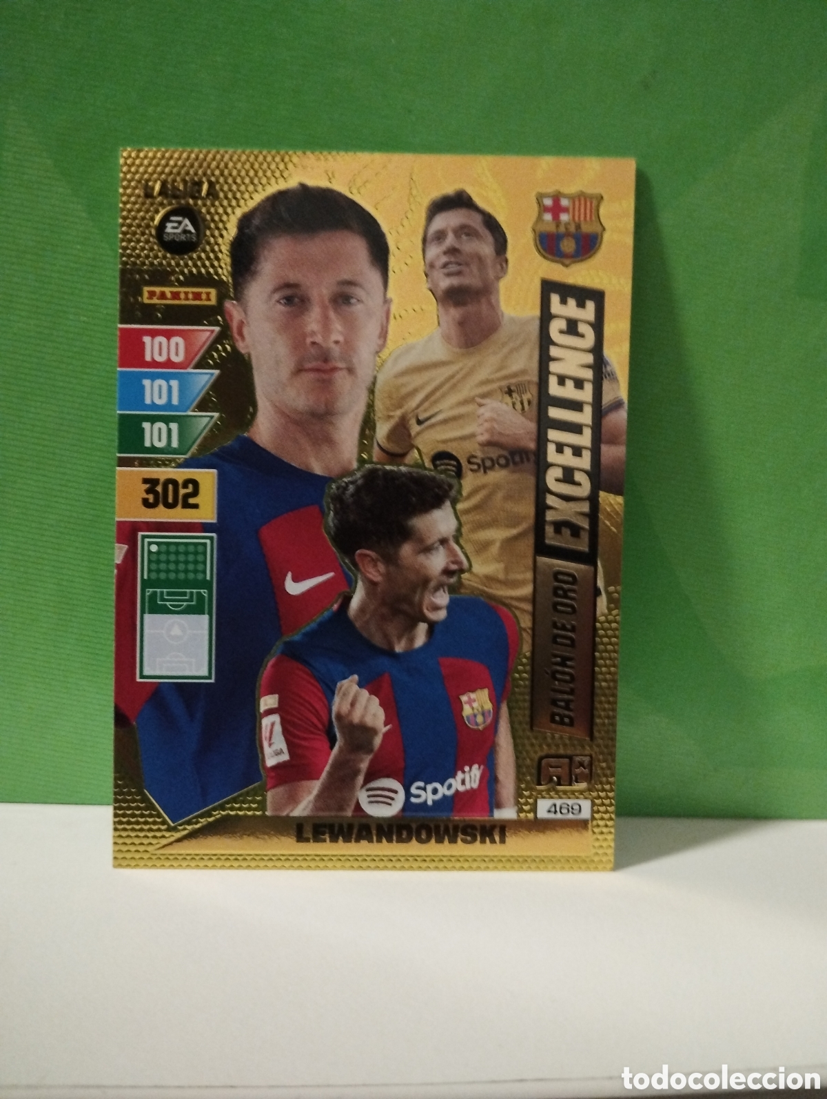 Lewandowski Balon de oro Excellence Adrenalyn 2023-2024 Panini