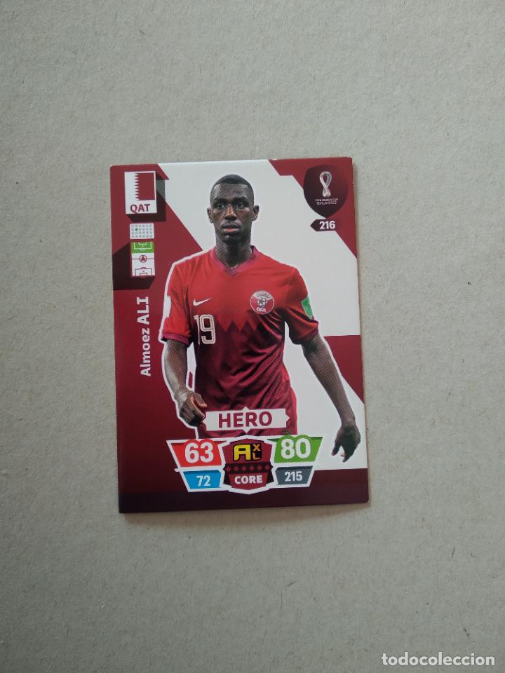 Figurine di Calcio: 216 ALMOEZ ALI QATAR CROMO TARJETA FUTBOL PANINI MUNDIAL 2022 ADRENALYN WORLD CUP 22