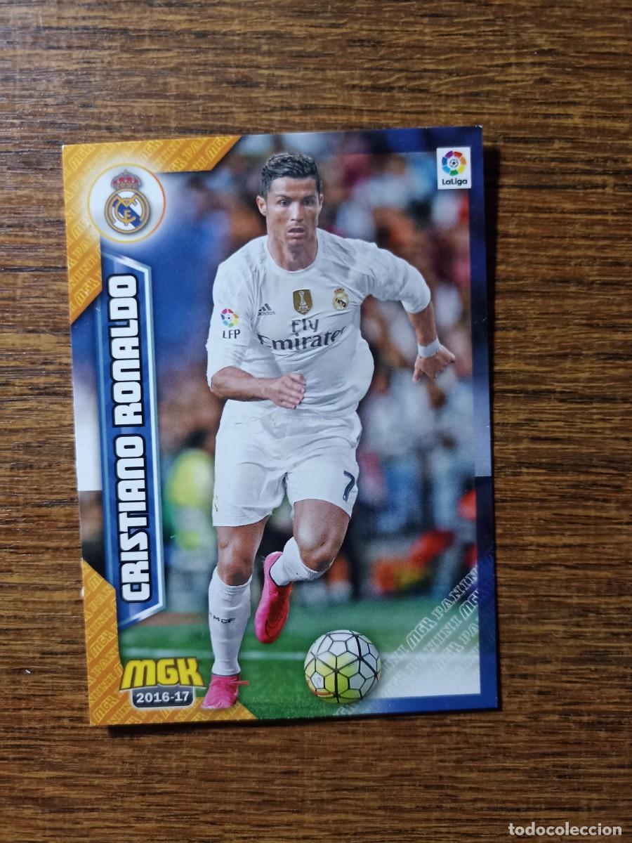 Football Stickers: 344 Cristiano Ronaldo Real Madrid Megacracks 2016-17 2017 MGK Panini