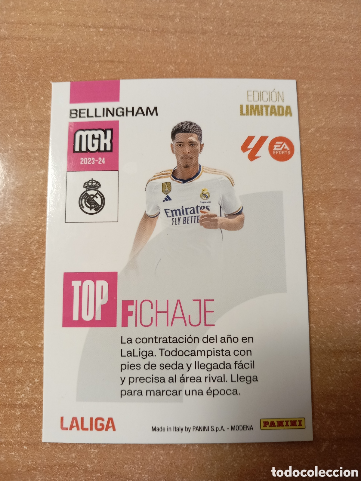 Cromos de f&uacute;tbol: Bellinghan ( Edici&oacute;n limitada) Panini MGK - Foto 2