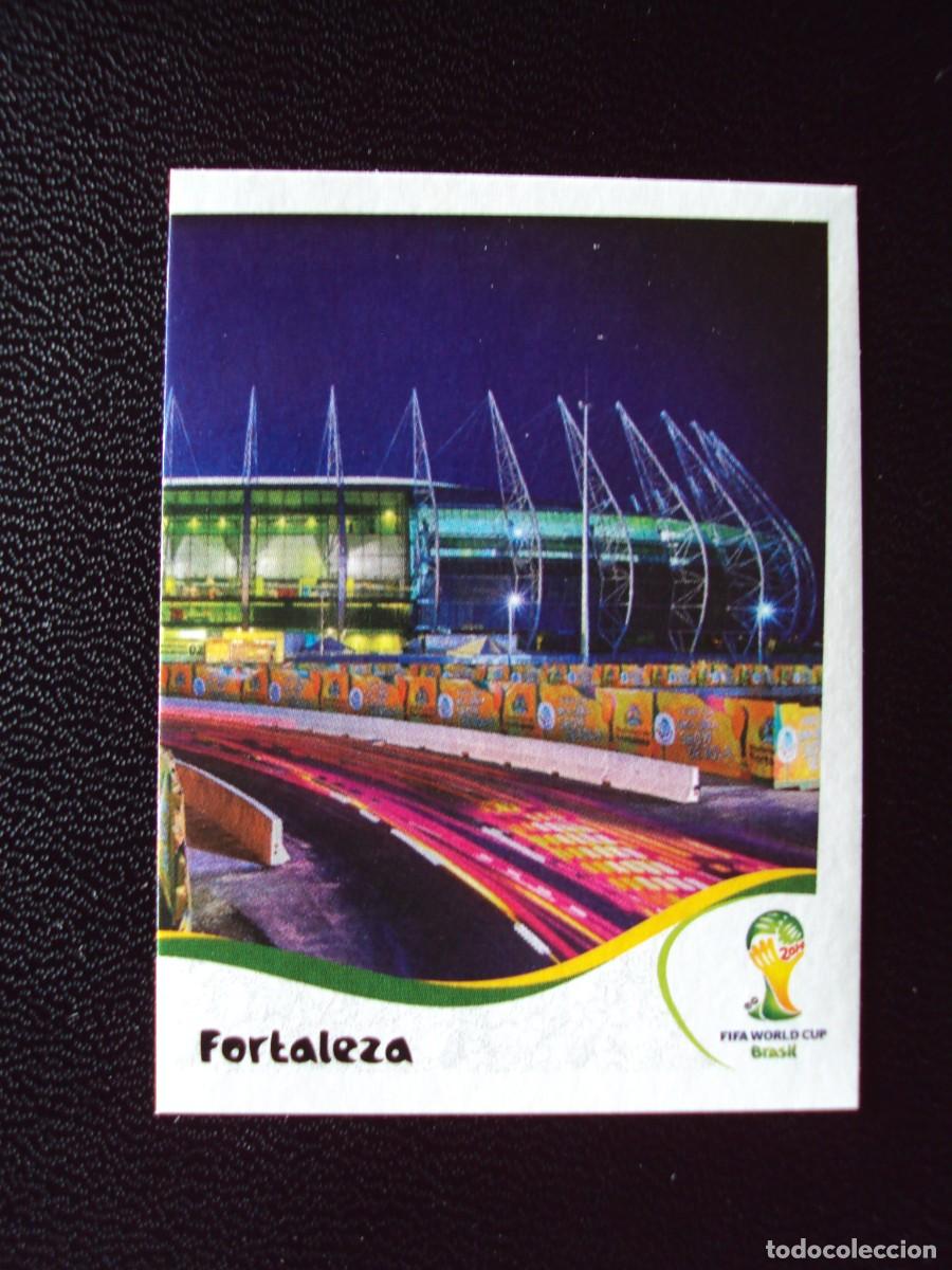 Cromos de f&uacute;tbol: 17 ESTADIO CASTELAO FORTALEZA MUNDIAL FUTBOL BRASIL 2014 FIFA WORLD CUP PANINI CROMO