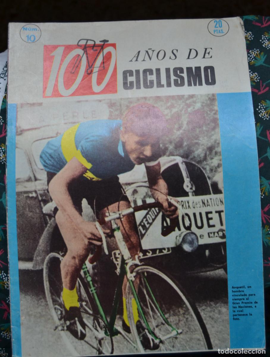 Cromos de F&uacute;tbol: 100 A&Ntilde;OS DE CICLISMO Fasc&iacute;culo n&ordm; 10 Ed. Ib&eacute;rico Europea Madrid 1970