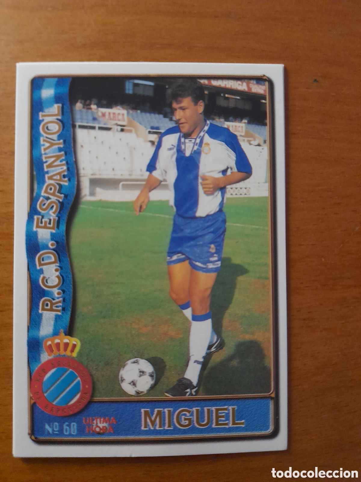 Cromos de F&uacute;tbol: N&deg;60 Miguel Mundicromo 1996/1997 Liga 96/97