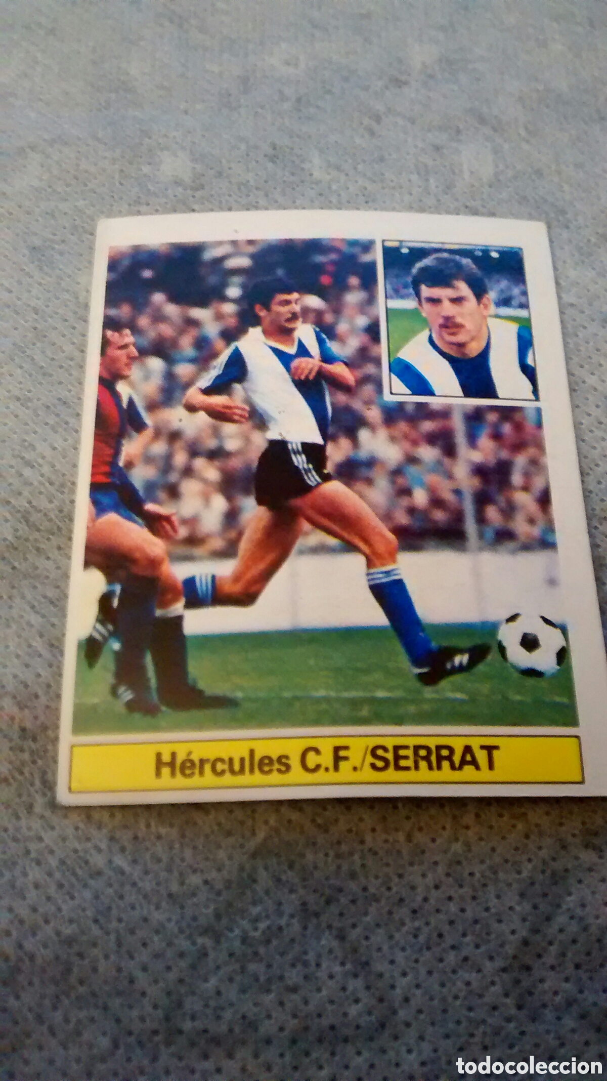 Cromos de f&uacute;tbol: 81 82 1981 1982 ESTE SERRAT, HERCULES (A4) - Foto 1