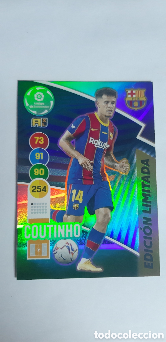 Cromos de F&uacute;tbol: CROMO ADRENALYN PANINI 2020 2021 20 21 EDICION LIMITADA COUTINHO