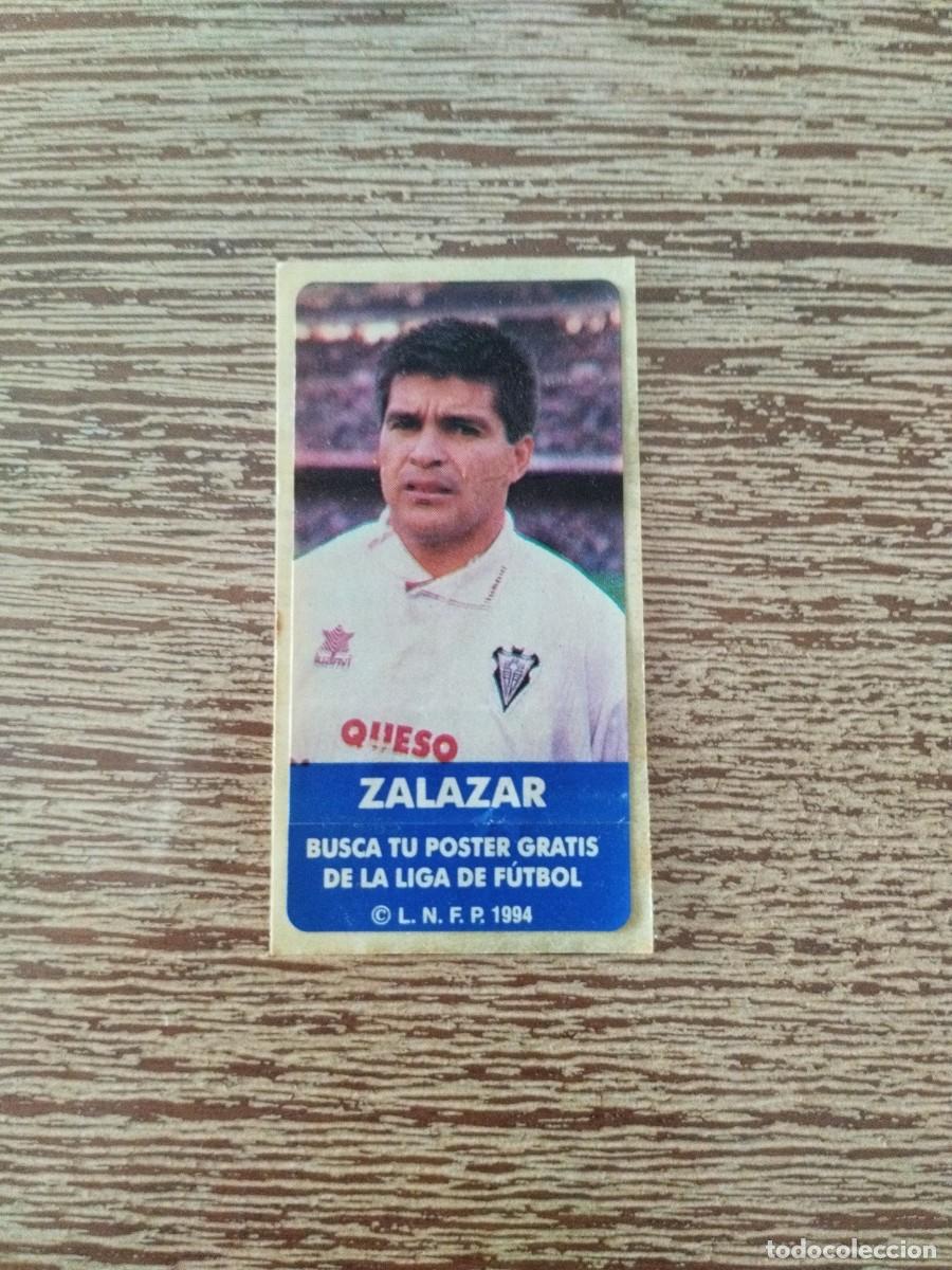 Cromos de f&uacute;tbol: Pegatina Chicle Zalazar - Albacete - Liga 1994 - Sin pegar - Cromo Futbol
