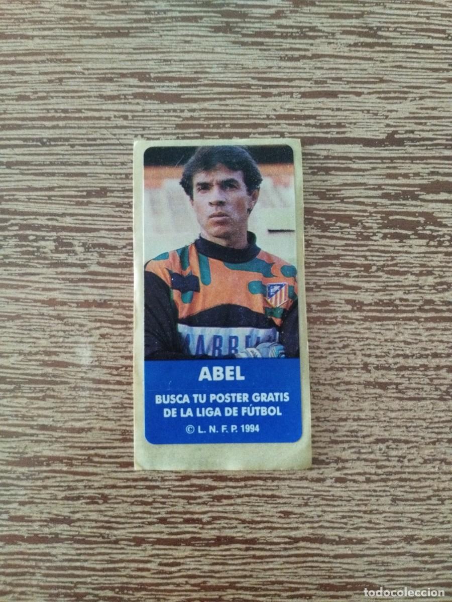 Cromos de f&uacute;tbol: Pegatina Chicle Abel - Atl&eacute;tico Madrid - Liga 1994 - Sin pegar - Cromo Futbol Sonrics