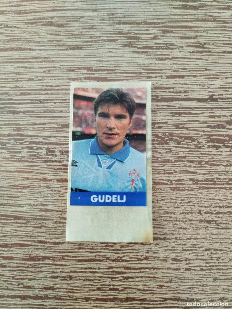 Cromos de f&uacute;tbol: Pegatina Chicle Gudelj - RC Celta - Liga 1994 - Sin pegar - Cromo Futbol Sonrics