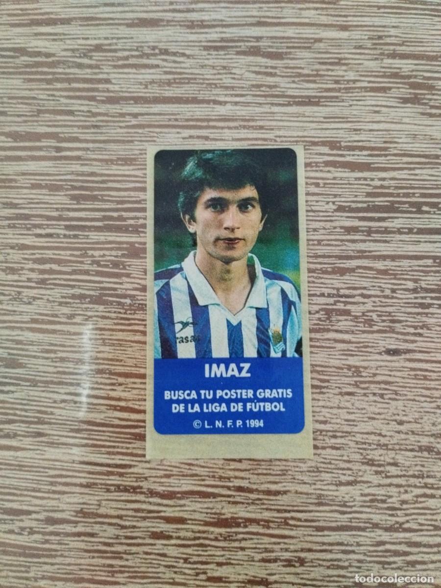Cartes &agrave; collectionner de Football: Pegatina Chicle Imaz - Real Sociedad - Liga 1994 - Sin pegar - Cromo Futbol Sonrics