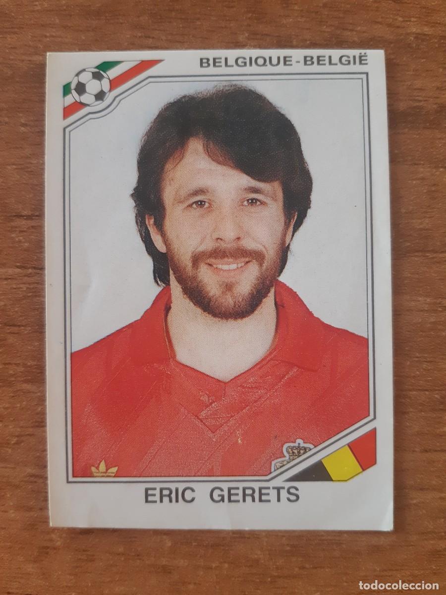 Figurine di Calcio: N&deg;131 Eric Gerets (B&eacute;lgica) Mundial M&eacute;xico 86 PANINI. Nunca pegado