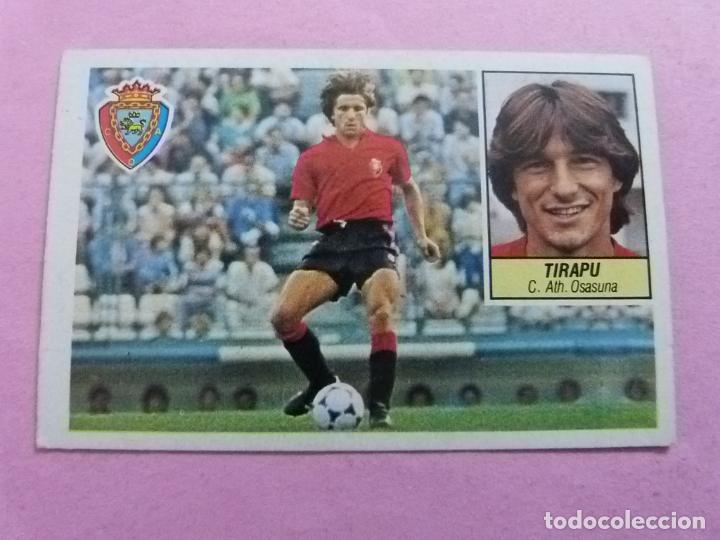 Cromos de f&uacute;tbol: CROMO DE FUTBOL TIRAPU DEL AT. OSASUNA SIN PEGAR LIGA ESTE 1984-1985/84-85