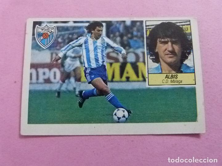 Figurine di Calcio: CROMO DE FUTBOL ALBIS DEL MALAGA C.F. SIN PEGAR LIGA ESTE 1984-1985/84-85