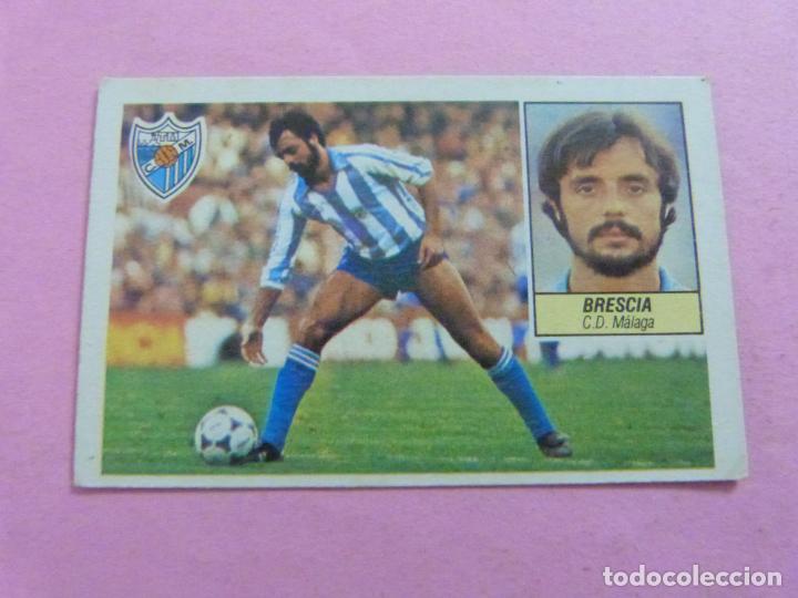 Figurine di Calcio: CROMO DE FUTBOL BRESCIA DEL MALAGA C.F. SIN PEGAR LIGA ESTE 1984-1985/84-85