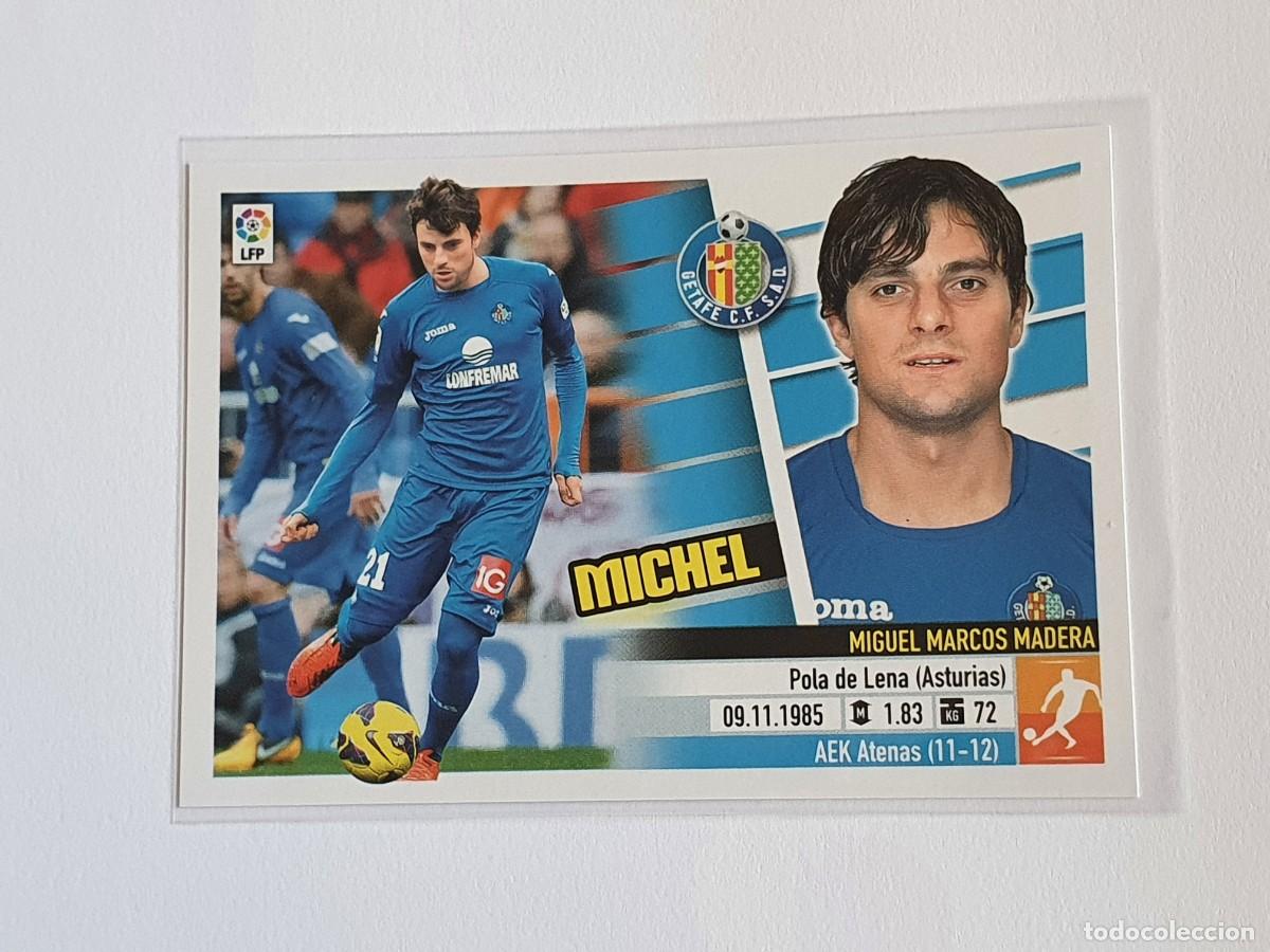 Fu&szlig;ball-Sticker: MICHEL #12 GETAFE CF - LA LIGA BBVA EDICIONES ESTE 2013 2014 - PANINI 13 14 CROMO FUTBOL
