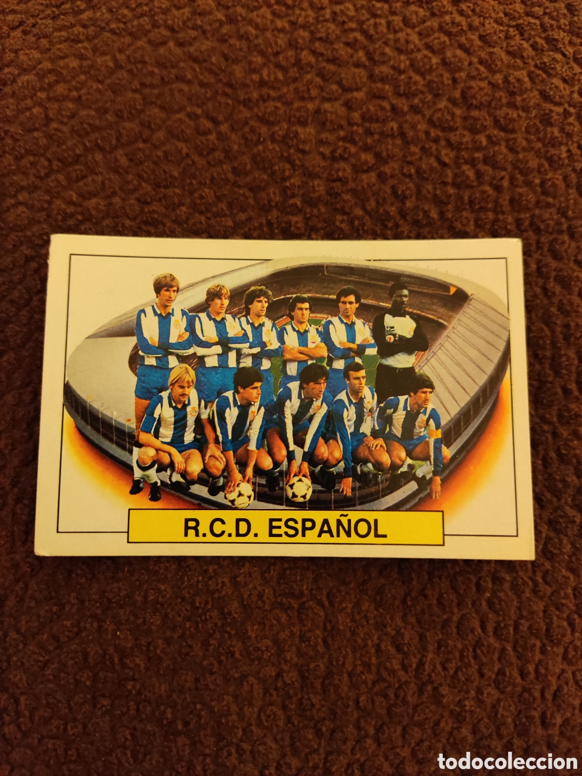Fu&szlig;ball-Sticker: ALINEACI&Oacute;N ESPA&Ntilde;OL LIGA ESTE 1983/84 83 84 NUNCA PEGADO SIN PEGAR