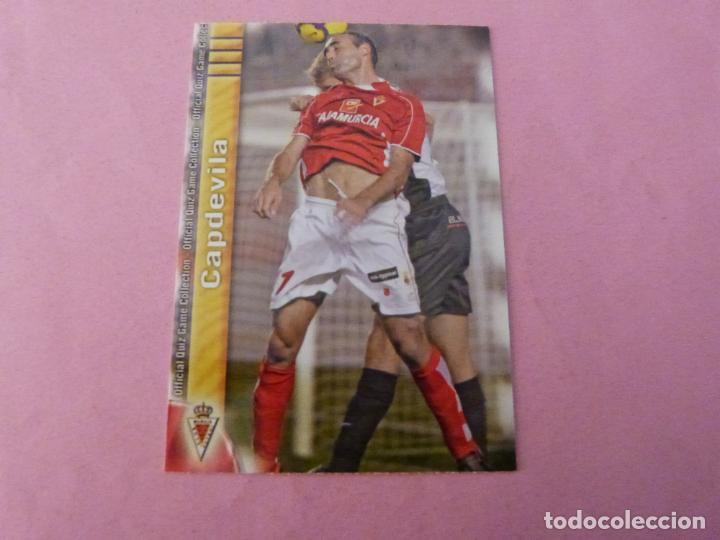 Fu&szlig;ball-Sticker: TRADING CARD FUTBOL CAPDEVILA DEL REAL MURCIA N&ordm; 999 LIGA MUNDICROMO 2009-2010/09-10