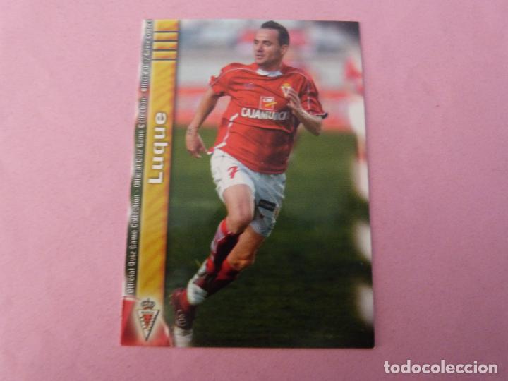 Cromos de f&uacute;tbol: TRADING CARD FUTBOL LUQUE DEL REAL MURCIA N&ordm; 996 LIGA MUNDICROMO 2009-2010/09-10
