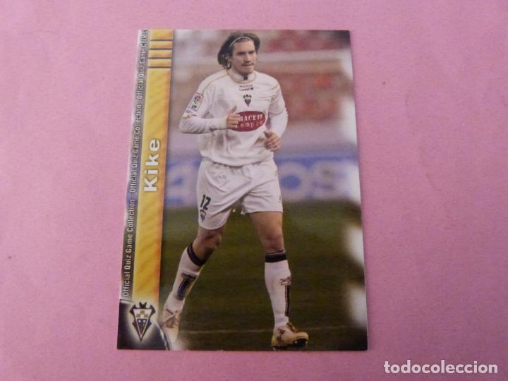 Figurine di Calcio: TRADING CARD FUTBOL KIKE DEL ALBACETE BALOMPIE N&ordm; 1019 LIGA MUNDICROMO 2009-2010/09-10