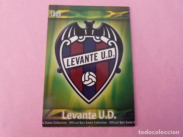 Cromos de f&uacute;tbol: TRADING CARD FUTBOL ESCUDO DEL LEVANTE U.D. N&ordm; 859 LIGA MUNDICROMO 2009-2010/09-10