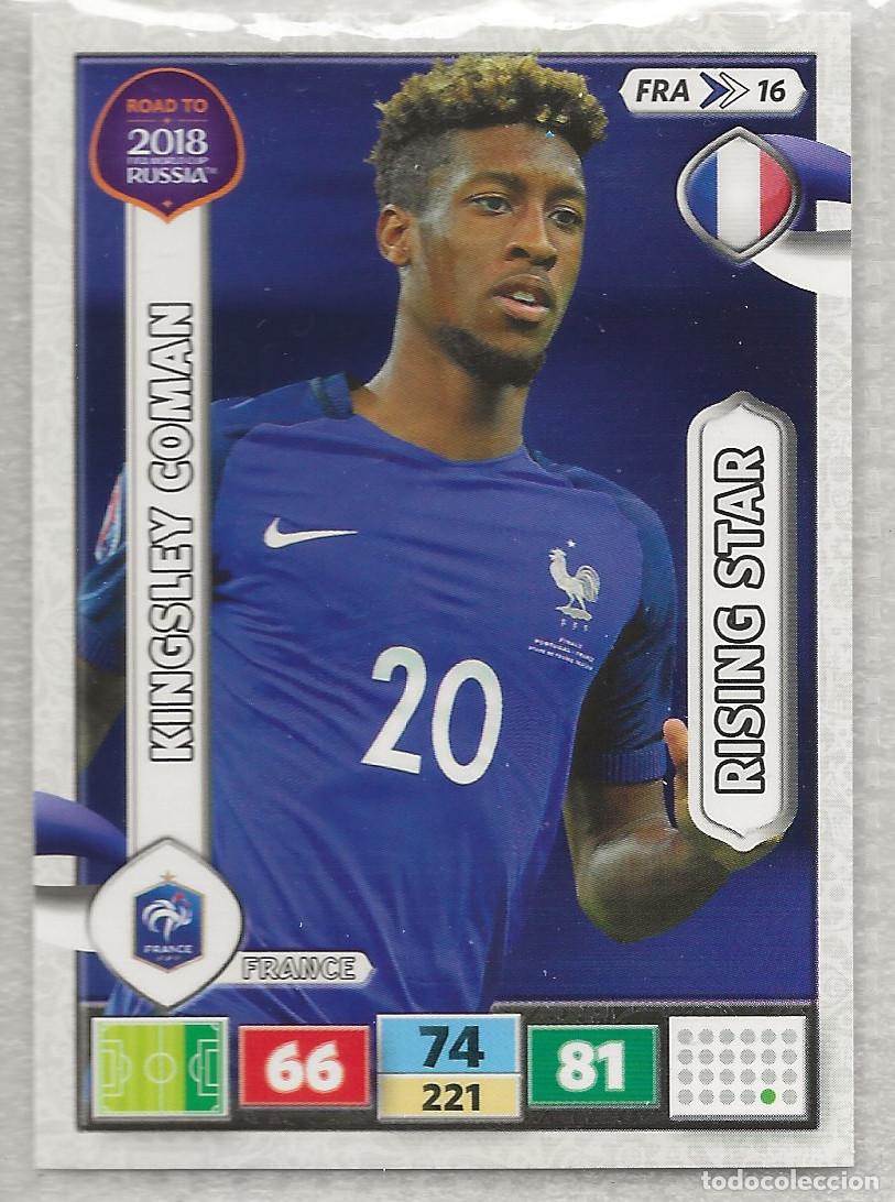 Cromos de F&uacute;tbol: FRA16 Coman Rising Star Adrenalyn Road to Russia 2018