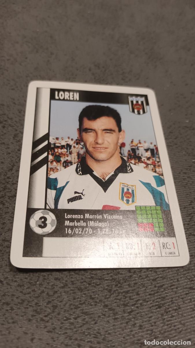 Cromos de Futebol: CARTA CARD CROMO FICHA MARCA GOL 1995 1996 95 96 MERIDA LOREN