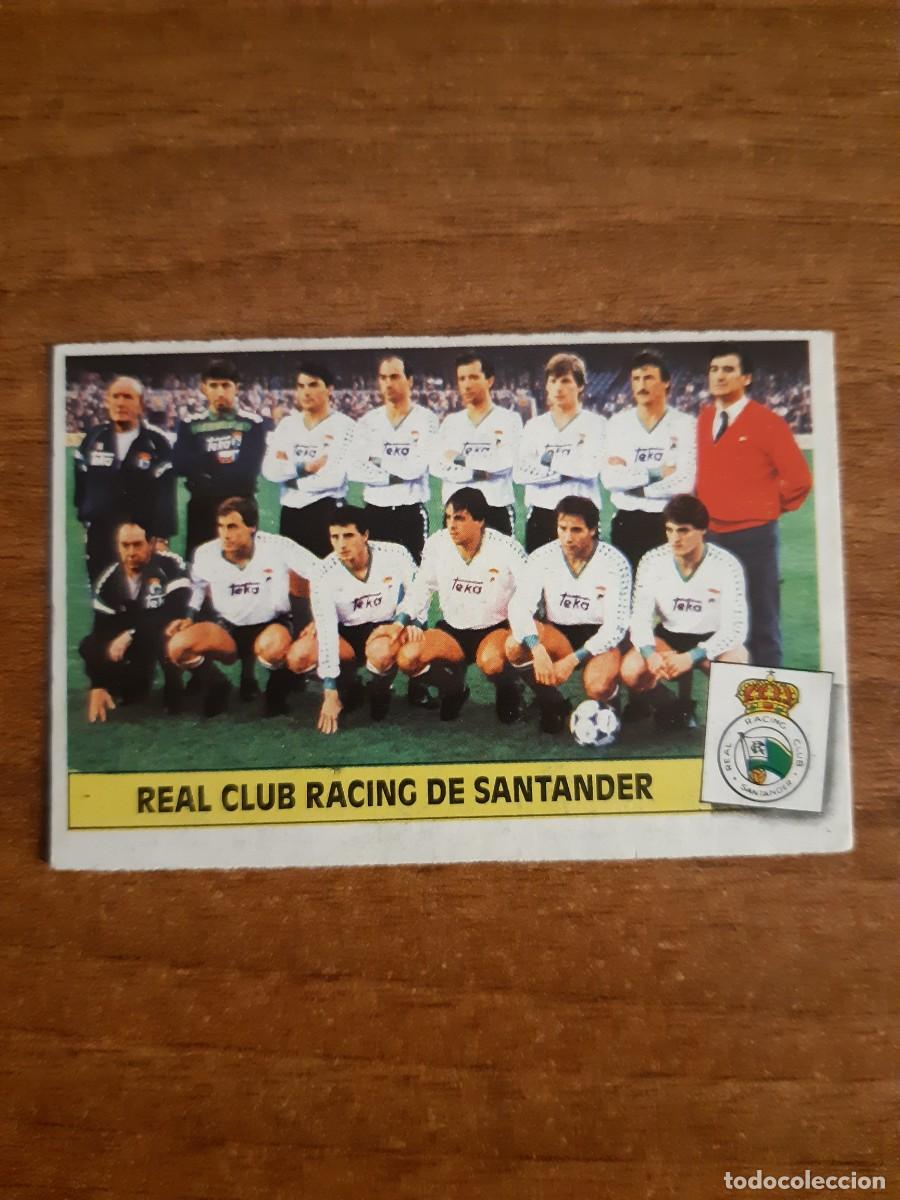 Cartes &agrave; collectionner de Football: Alineaci&oacute;n RC Racing De Santander liga 86-87 ESTE. Nunca pegado, NUEVO