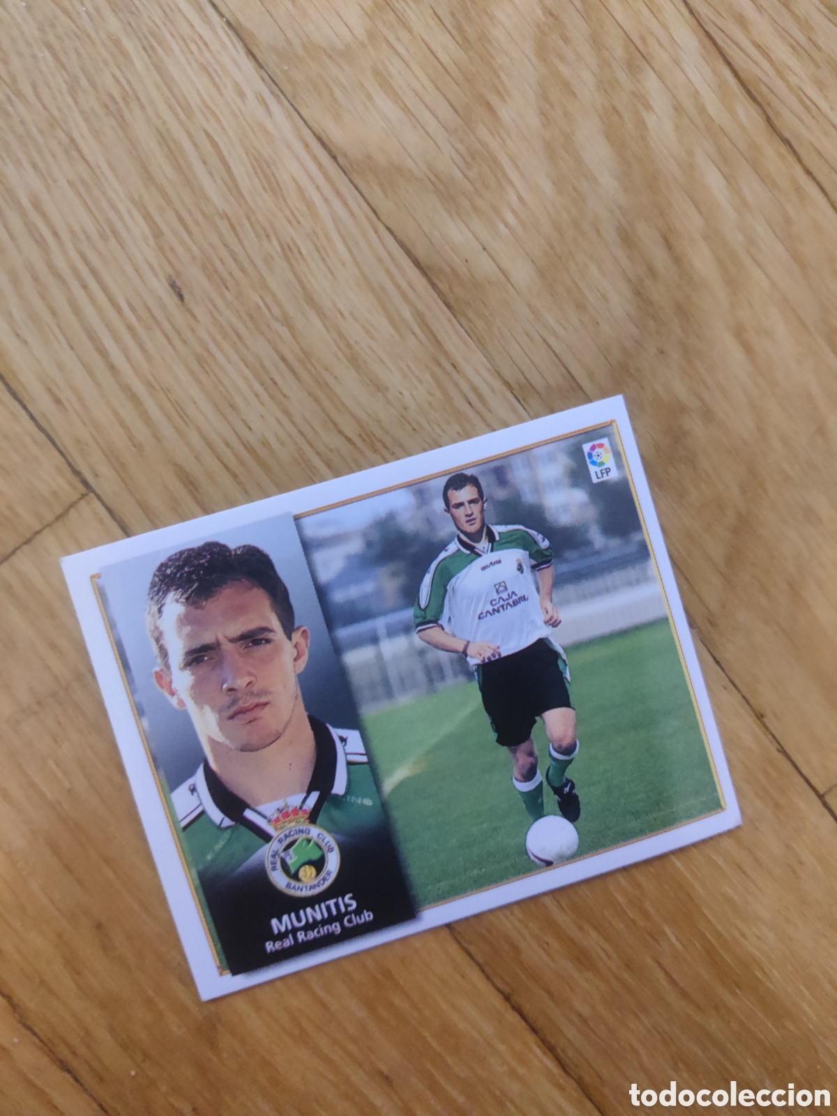 Cromos de f&uacute;tbol: Munitis racing de Santander este 1998 1999 98 99 - Foto 1