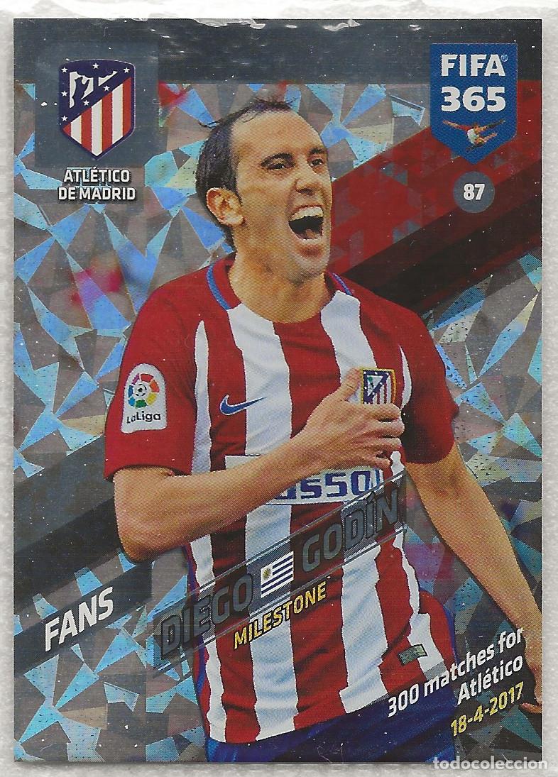 Cromos de F&uacute;tbol: 87 God&iacute;n Milestone Adrenalyn FIFA 365 17-18
