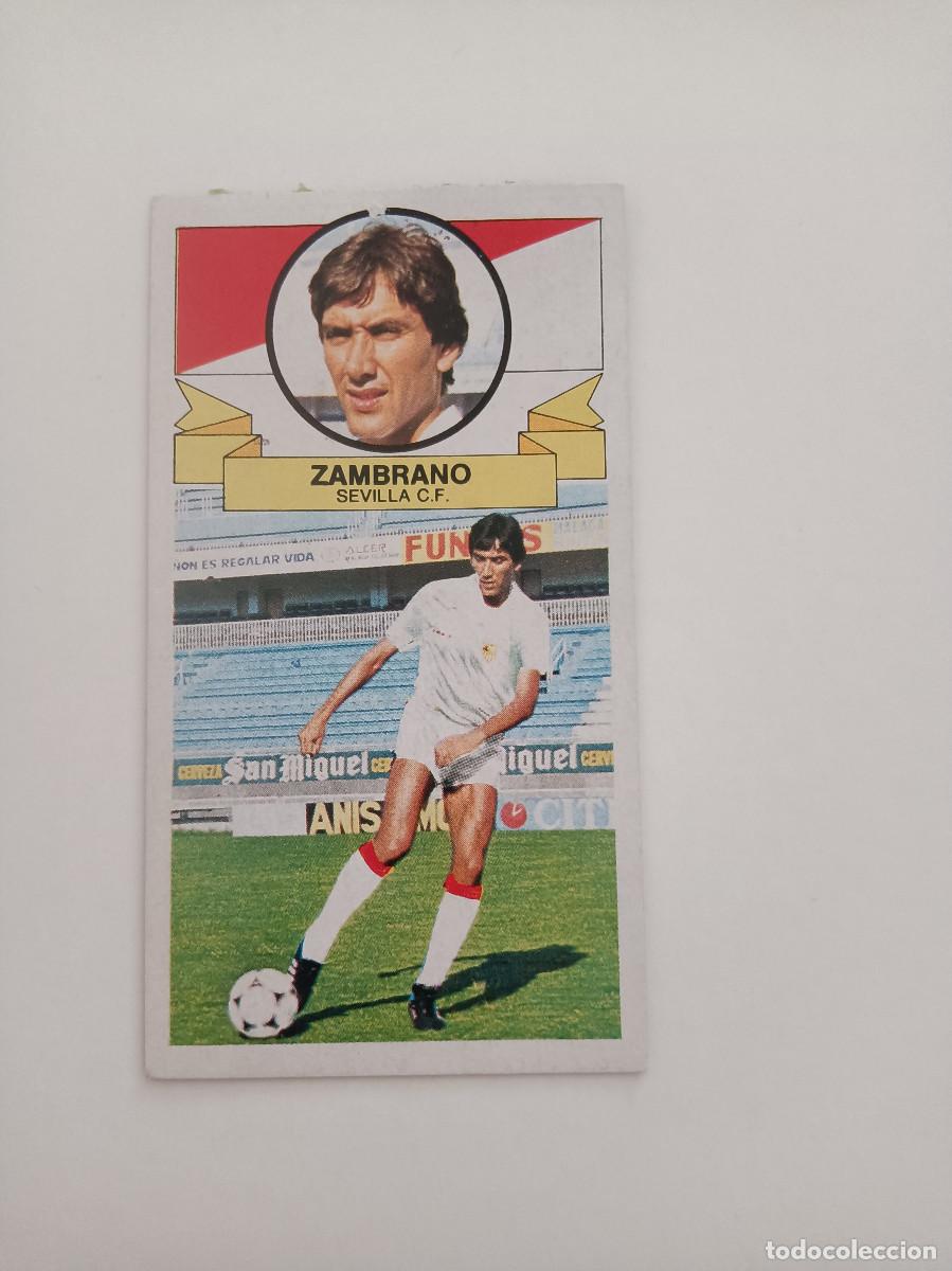 Cromos de f&uacute;tbol: CROMO ZAMBRANO EDICIONES ESTE 85/86 - Foto 1