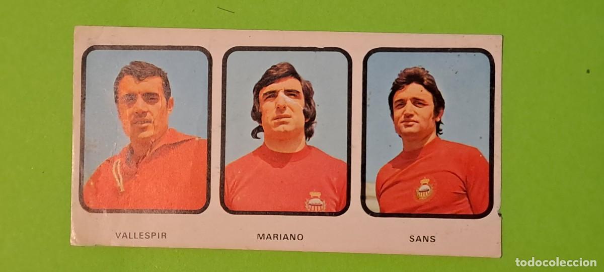 Cartes &agrave; collectionner de Football: 51 VALLESPIR-MARIANO-SANS RUIZ ROMERO 73 74 1973 1974 RECUPERADO