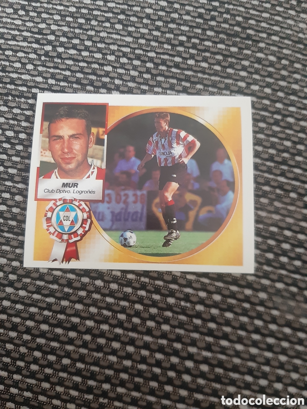 Cromos de f&uacute;tbol: COLOCA MUR.. LOGRO&Ntilde;ES.. SIN PEGAR ESTE 94 95 - Foto 1