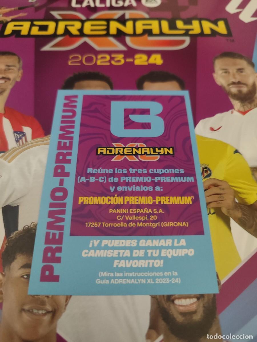 Football Stickers: PREMIO PREMIUM LETRA B ADRENALYN 2023 2024 23 24