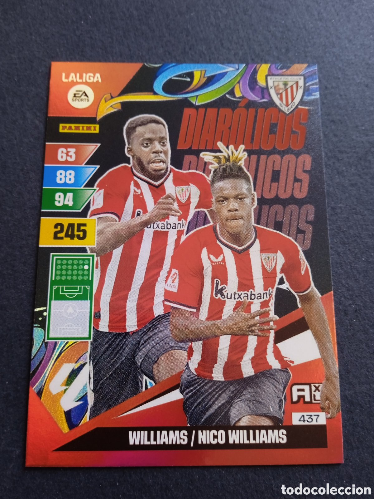 adrenalyn 2023 2024 23 24 panini nº 437 william - Compra venta en  todocoleccion