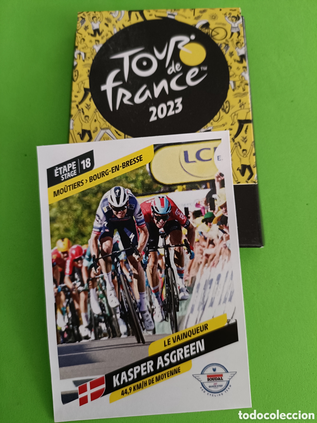 Cromos de F&uacute;tbol: Tour de France Francia 2023 23 Ciclismo - T 18 Kasper Asgreen