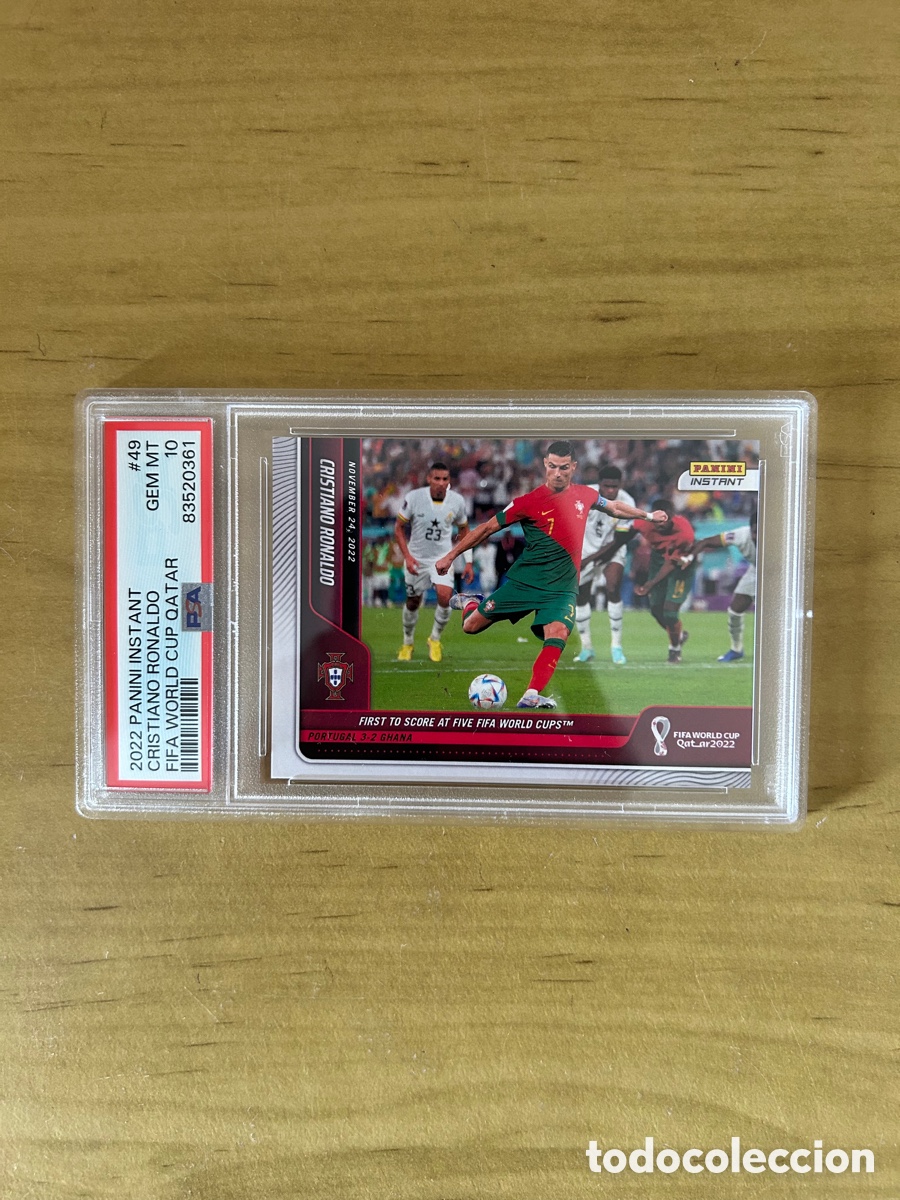 cristiano ronaldo n49 psa 10 panini instant qat - Compra venta en