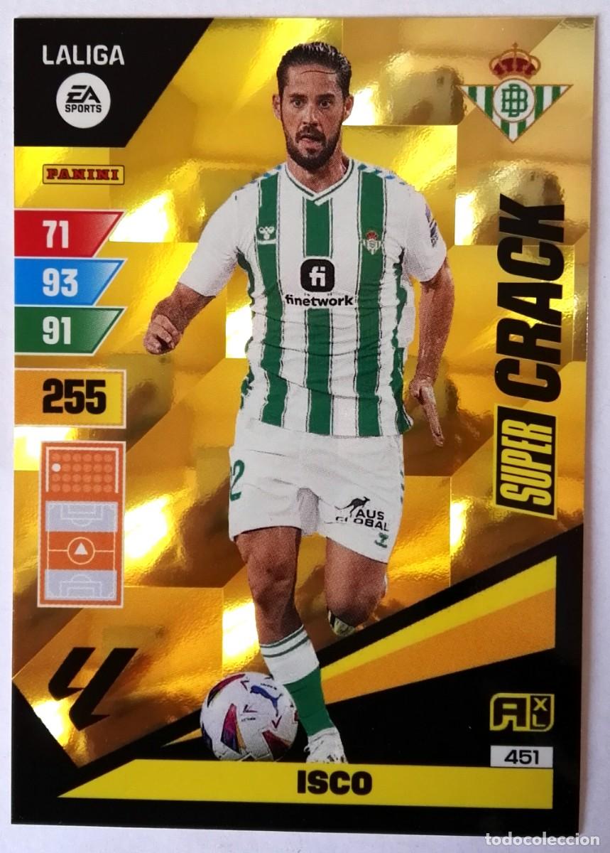 Cromo de fútbol / Panini Adrenalyn XL 2023-24 / Isco - Betis SUPER CRACK  Nº451