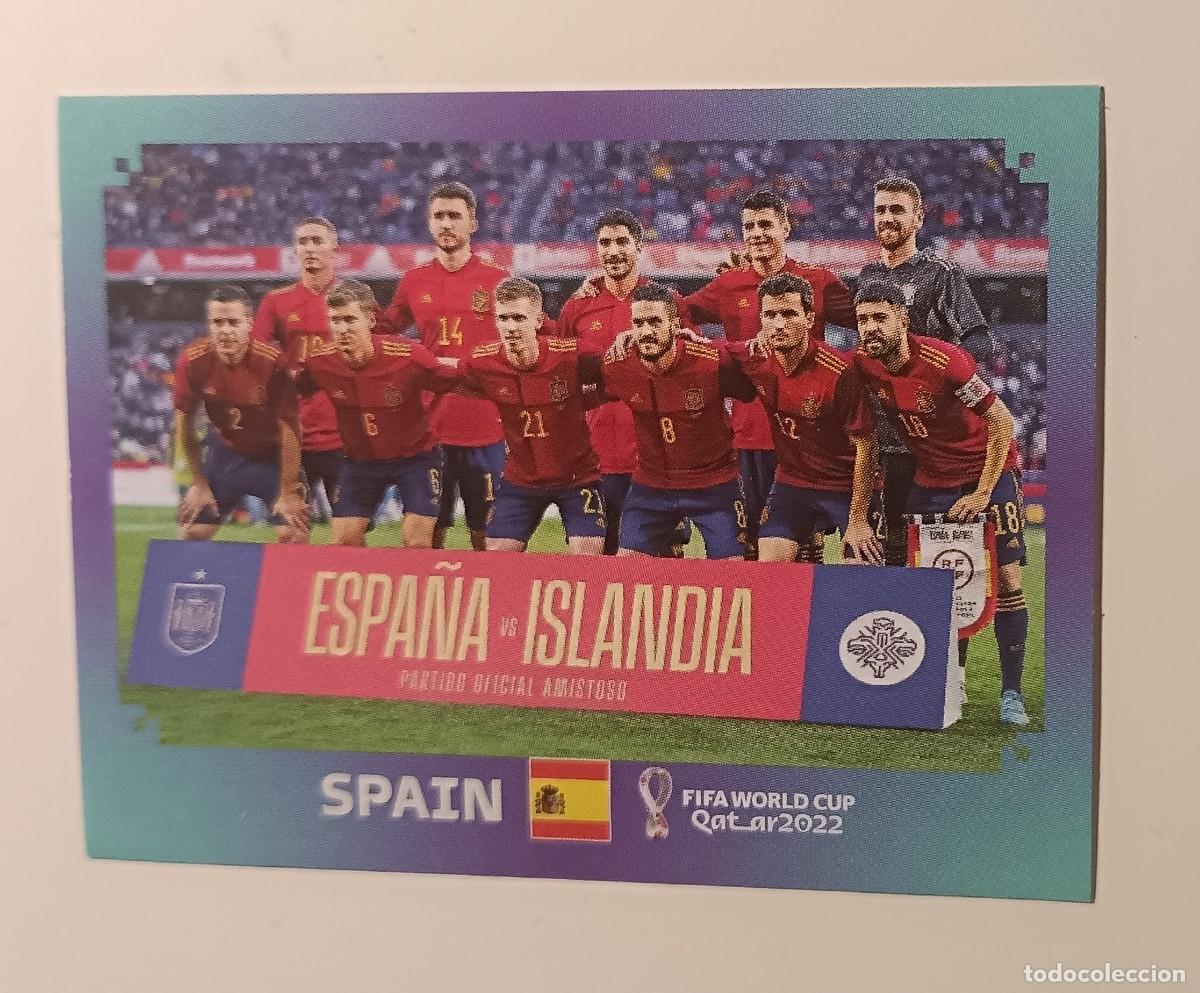 Cromos de F&uacute;tbol: CROMO ESP1 ESP 1 ALINEACION ESPA&Ntilde;A FIFA WORLD CUP MUNDIAL QATAR 2022 22 STICKER PANINI