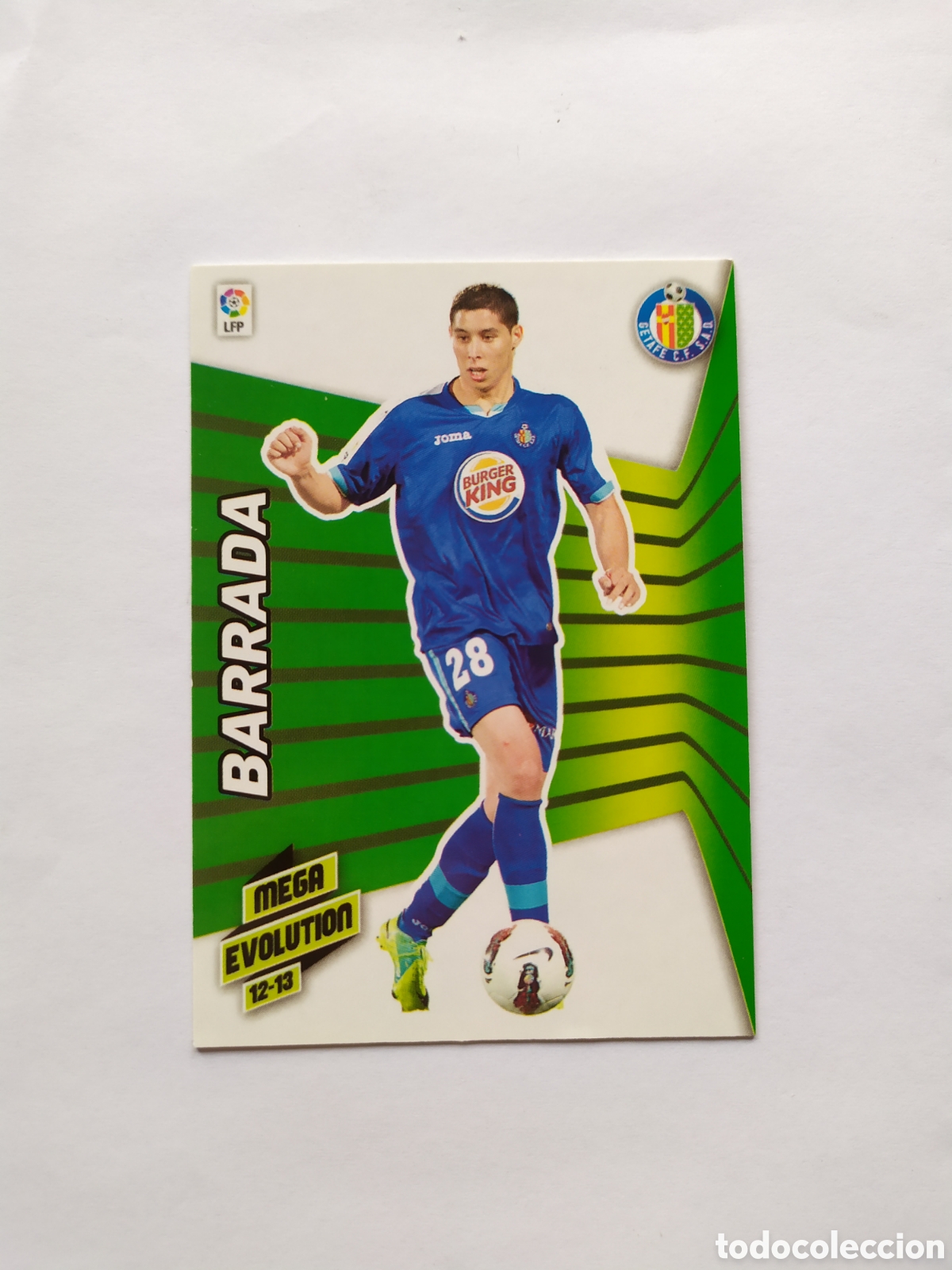 Cromos de f&uacute;tbol: Megacracks 2012 2013 12 13 panini Barrada mega evolution n&deg; 390 Getafe - Foto 1