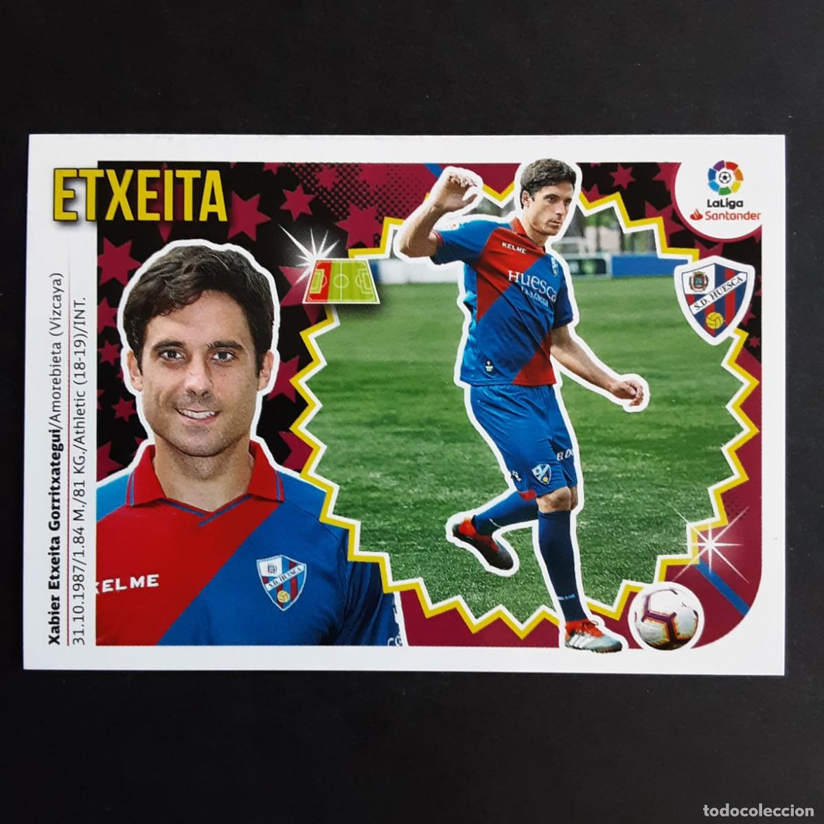 Cromos de F&uacute;tbol: CROMO LIGA 2018 2019 COLECCIONES ESTE PANINI FICHAJE N&ordm;55 ETXEITA-HUESCA NUNCA PEGADO