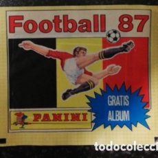 Cromos de Fútbol: SOBRE PANINI FOOTBALL 87 CHACHA BELGIUM SIN ABRIR BUSTINA